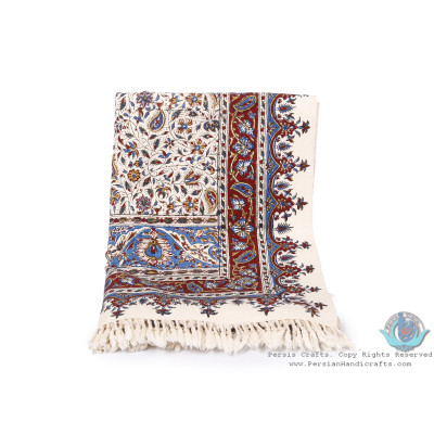 Persian Tapestry Paisley & Flower Ghalamkar Tablecloth - HGH3910