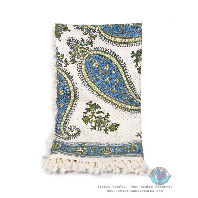 Paisley Toranj Design Tapestry Ghalamkar Tablecloth	- HGH3915