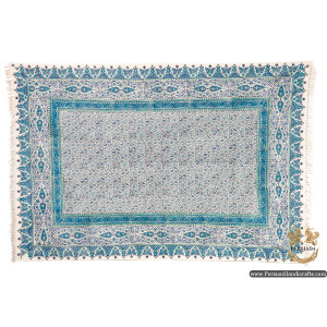 Rectangle Tablecloth | Hand Printed Ghalamkar | Persiada HGH6102