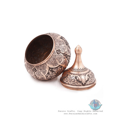Traditional Handgraved Persian Banquet on Candy Dish - HGL3903