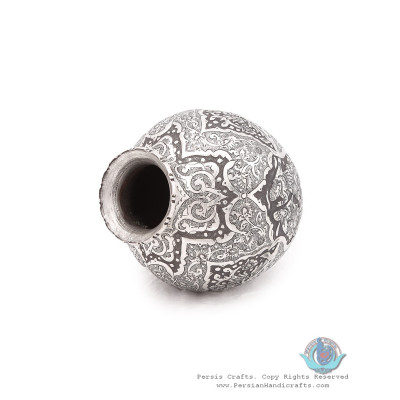 Traditional Handgraved Persian Banquet on Jug Style Flower Vase - HGL3904 Traditional Handgraved Persian Banquet on Jug Style Flower Vase - HGL3904