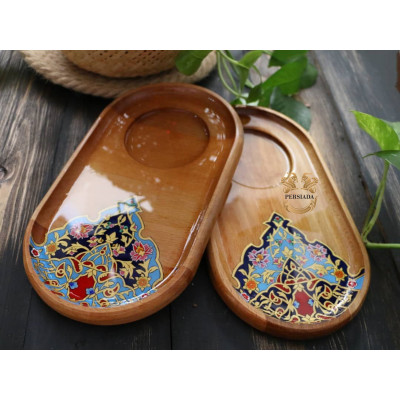 Tea & Sugar Bowl Tray | Handmade Beach Wood | PHW701 Tea & Sugar Bowl Tray | Handmade Beach Wood | PHW701