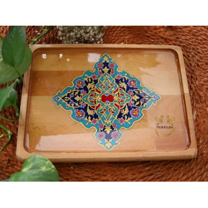 Large Tea Tray | Handmade Beach Wood | PHW703 | Persiada