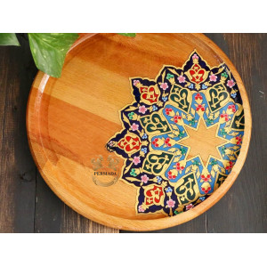 Large Tea Tray | Handmade Beach Wood | PHW703 | Persiada