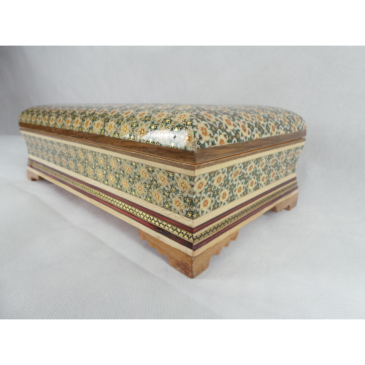 Persian Khatam Handicrafts Cutlery Box - HKH3000-Persian Handicrafts