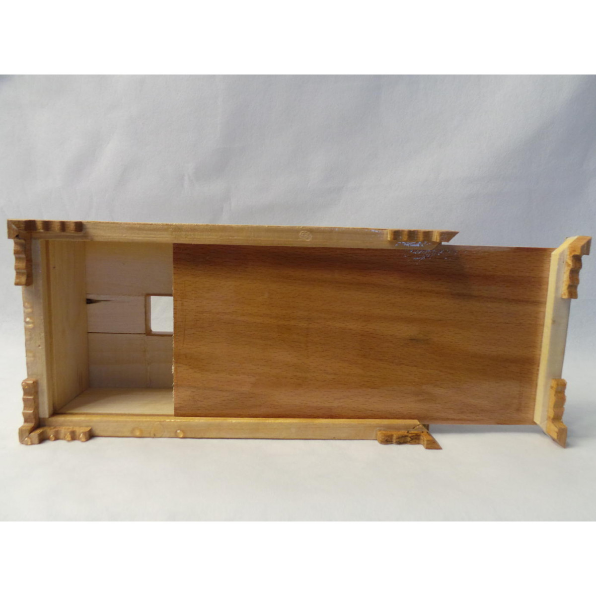 Khatam on Wood Tissue Box - HKH3001-Persian Handicrafts