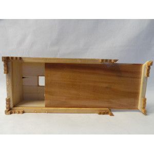 Khatam on Wood Tissue Box - HKH3001-Persian Handicrafts