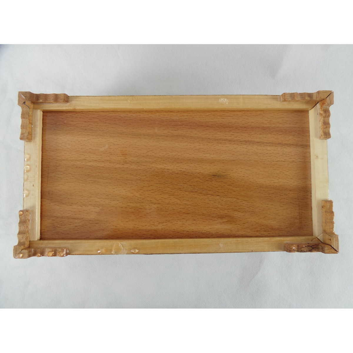 Khatam on Wood Tissue Box - HKH3001-Persian Handicrafts