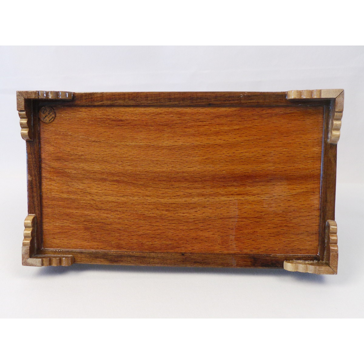 Khatam on Wood Tissue Box - HKH3014-Persian Handicrafts