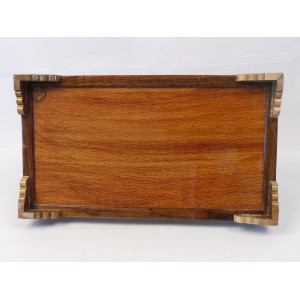 Khatam on Wood Tissue Box - HKH3014-Persian Handicrafts