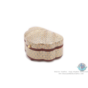 Pearl Shape Privileged Khatam Marquetry on Jewellery Box - HKH3912-Persian Handicrafts