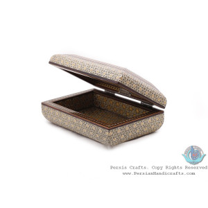Privileged Jewelry Khatam Box w Flower Bird Miniature - HKH4000-Persian Handicrafts