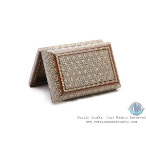 Privileged Jewelry Khatam Box w Flower Bird Miniature - HKH4000-Persian Handicrafts