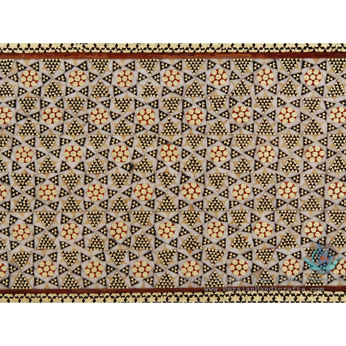 Privileged Jewelry Khatam Box w Flower Bird Miniature - HKH4000-Persian Handicrafts