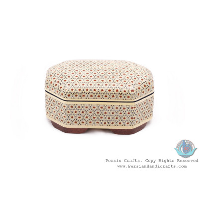 Classy Jewelry Khatam Box w Suede Interior - HKH4002