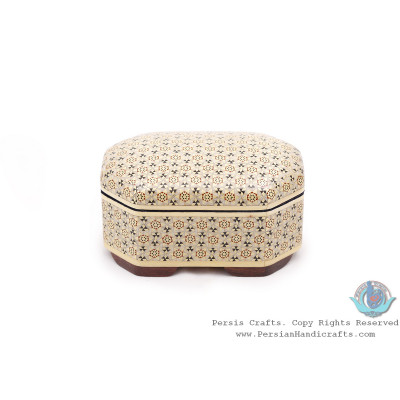 Classy Jewelry Khatam Box w Suede Interior - HKH4003