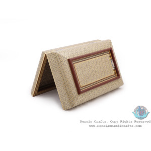 Privileged Jewelry Khatam Box w Tazhib Miniature - HKH4008-Persian Handicrafts