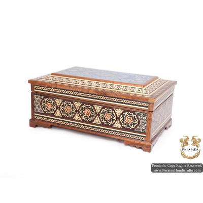 Treasure Chest Box | In & Out Custom Made Khatam Marquetry | HKH5101