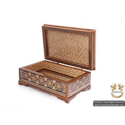 Treasure Chest Box | In & Out Custom Made Khatam Marquetry | HKH5101