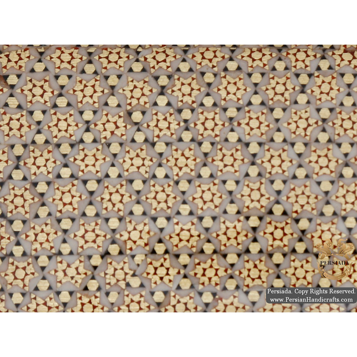 Mini Jewellery Box | Classy Khatam Marquetry | HKH5108-Persian Handicrafts