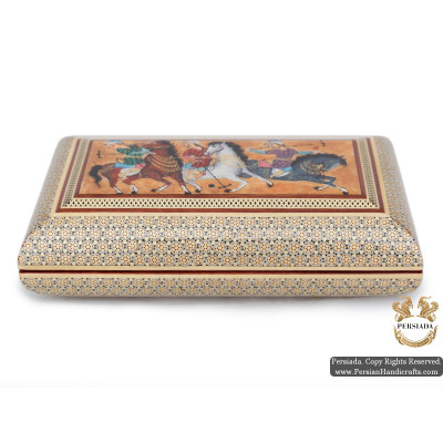 Jewellery Box | Chovgan Game Miniature Khatam Marquetry | HKH5113