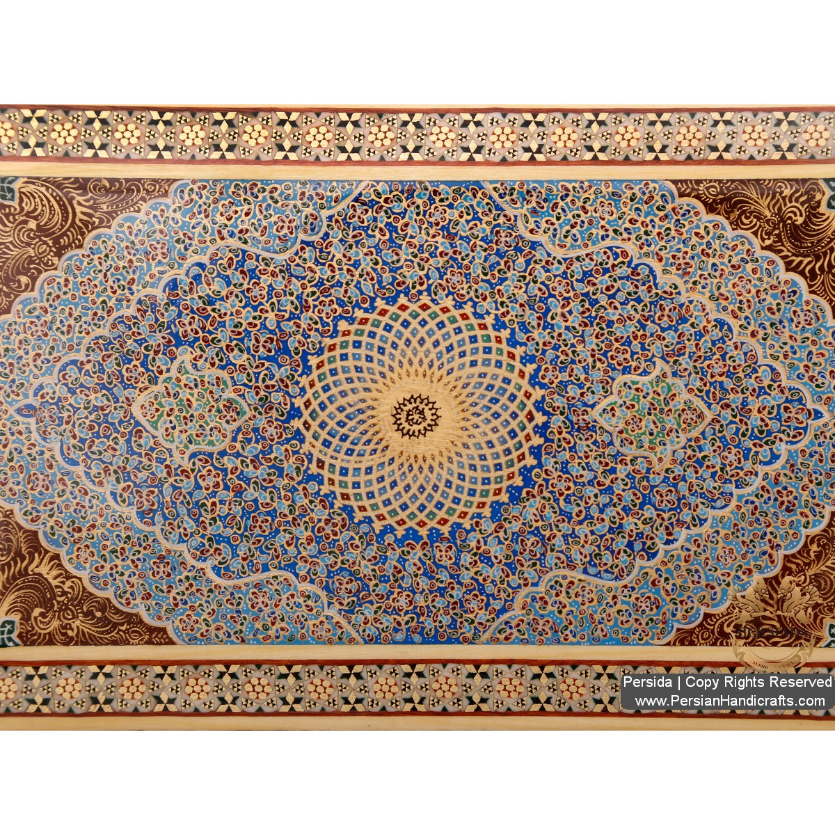 Luxury Decor Box | In & Out Khatam Marquetry | Persiada HKH5204