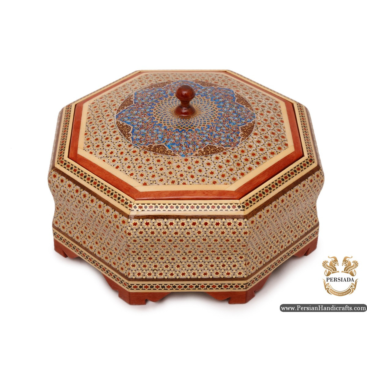 Candy Storage Box | In & Out  Khatam Marquetry | Persiada HKH6101