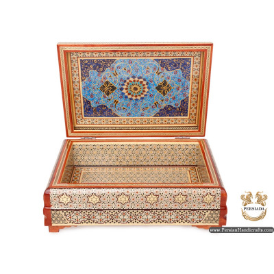 Luxurious Decor Box | Miniature Khatam Marquetry | HKH6104 Luxurious Decor Box | Miniature Khatam Marquetry | HKH6104