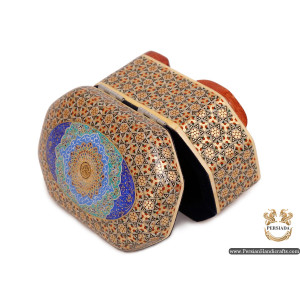 Mini jewellery Box | Miniature Khatam Marquetry | Persiada HKH6107