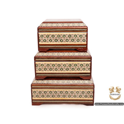 Decorative Set Box | Miniature Khatam Marquetry | HKH6109 Decorative Set Box | Miniature Khatam Marquetry | HKH6109