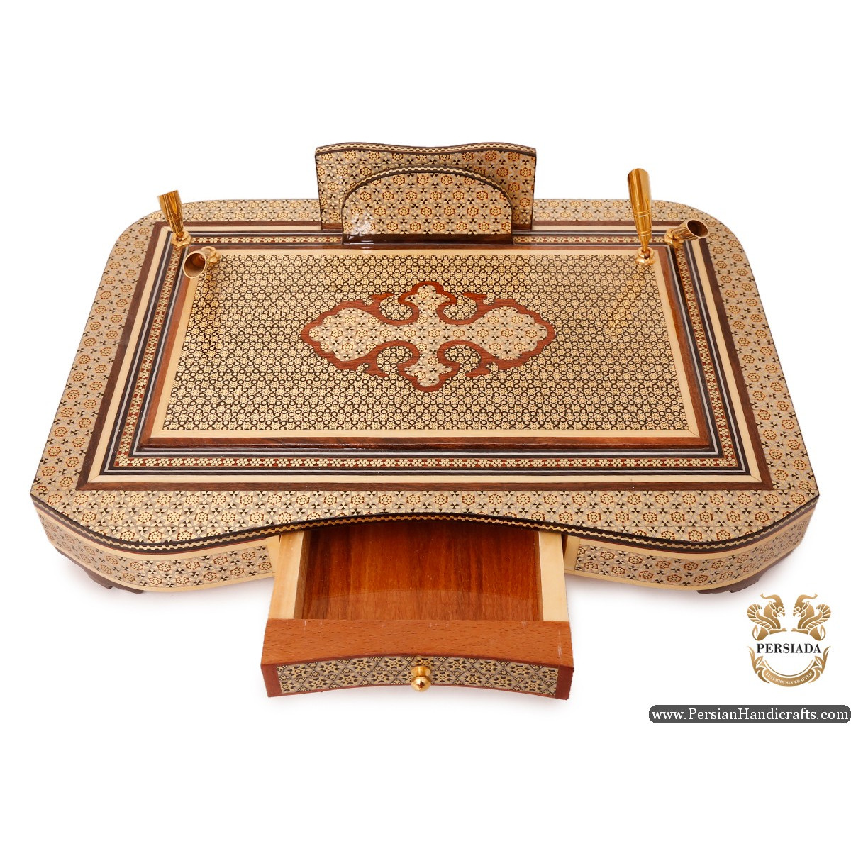 Pen Holder Letter Sorter | Classy Khatam Marquetry | Persiada HKH6110