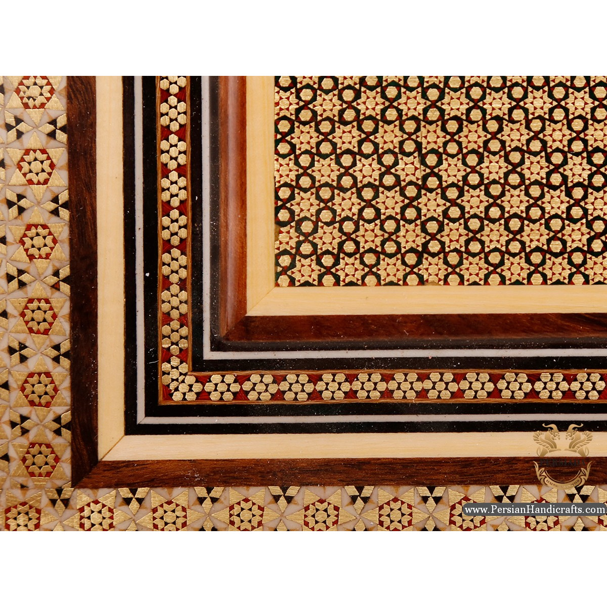 Pen Holder Letter Sorter | Classy Khatam Marquetry | Persiada HKH6110