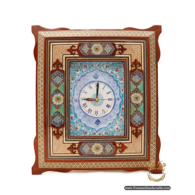 Wall Clock | Persian Style Khatam Minakari | HKH6119