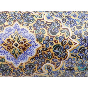 Tazhib Miniature Jewelry Box with 4 Storages - HM3901-Persian Handicrafts