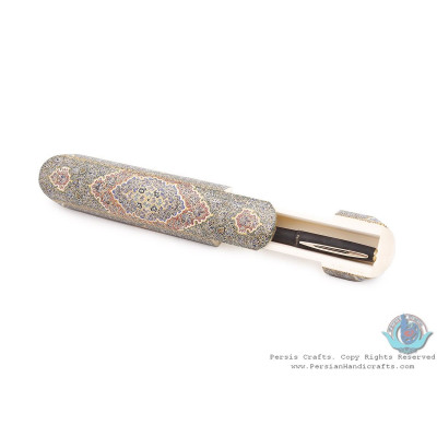 Privileged Tazhib Miniature Pen Holder with Sliding Lid - HM3906