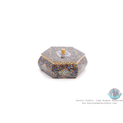 Miniature Hexagon Shape Jewelry Box - HM3907 Miniature Hexagon Shape Jewelry Box - HM3907