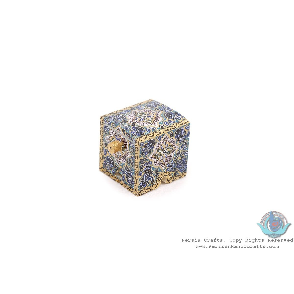 Miniature Mini Jewelry Box with Drawer - HM3908-Persian Handicrafts