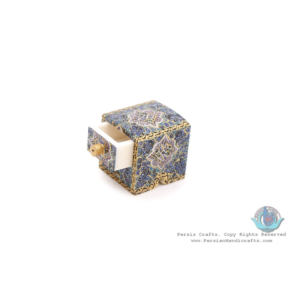 Miniature Mini Jewelry Box with Drawer - HM3908-Persian Handicrafts