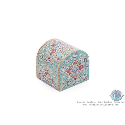 Miniature Mini Round Trunk Shape Jewelry Box - HM3911