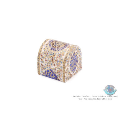 Miniature Mini Round Trunk Shape Jewelry Box - HM3912