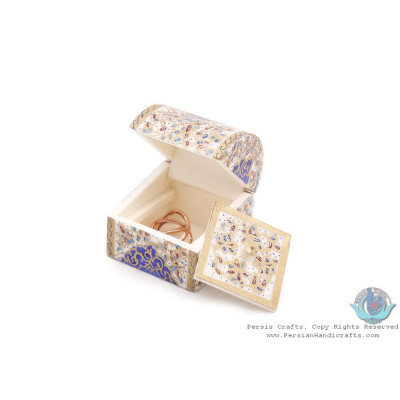 Miniature Mini Round Trunk Shape Jewelry Box - HM3912