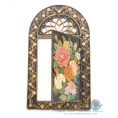 Antique Style Handpainted Mirror with Door - HM3926