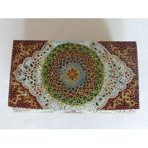 Miniature Hand Painted Jewelry Box - HM1001-Persian Handicrafts