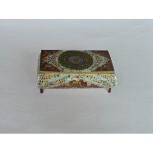 Miniature Hand Painted Jewelry Box - HM1001-Persian Handicrafts