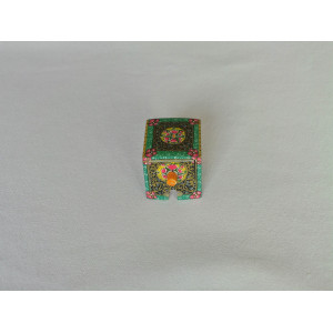Miniature Hand Painted Jewelry Box - HM1002-Persian Handicrafts
