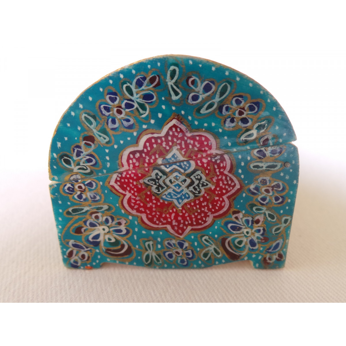 Miniature Hand Painted Jewelry Box - HM1008-Persian Handicrafts