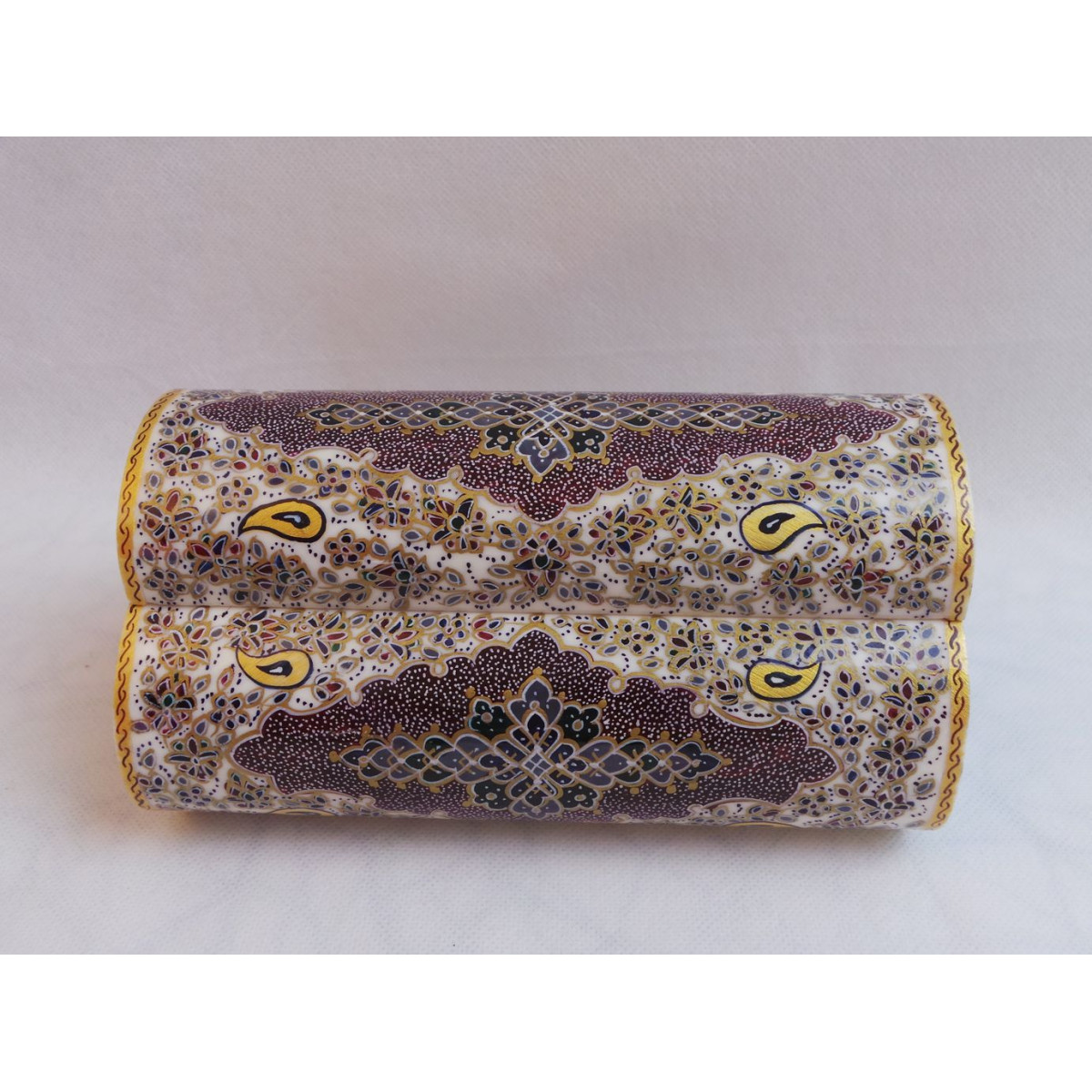 Miniature Hand Painted Jewelry Box - HM3000-Persian Handicrafts