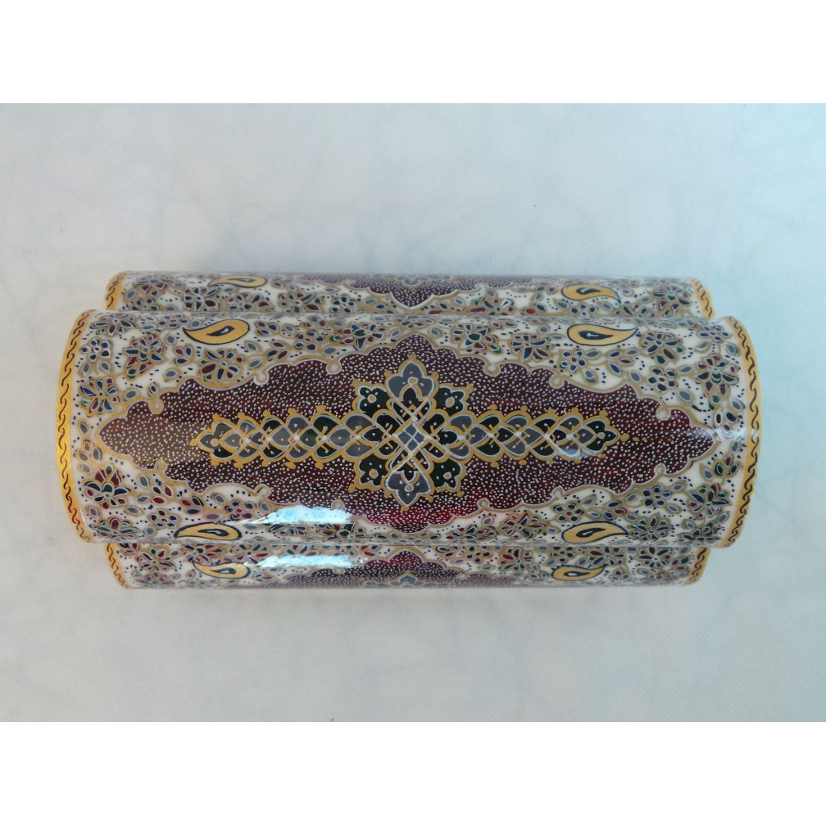 Miniature Hand Painted Jewelry Box - HM3000-Persian Handicrafts