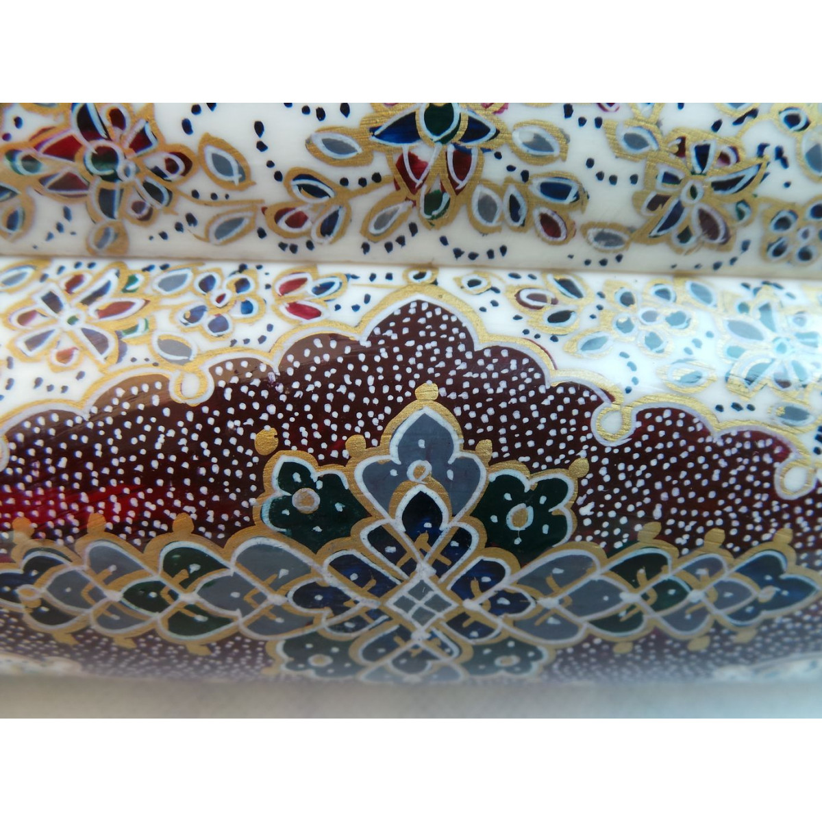 Miniature Hand Painted Jewelry Box - HM3000-Persian Handicrafts