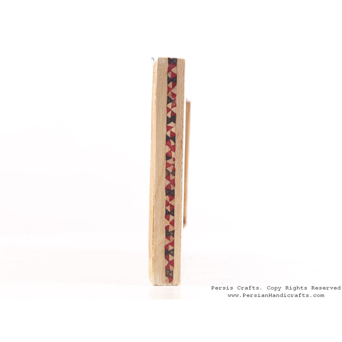 Miniature Hanpainting (Chovgan Game) with Khatam Frame - HM3103-Persian Handicrafts
